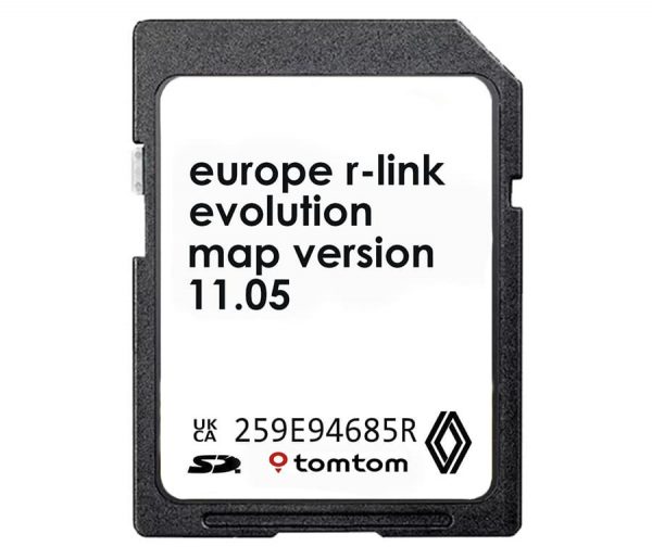 Photo - Renault R-Link TomTom 11.05 SD card Europe 2023