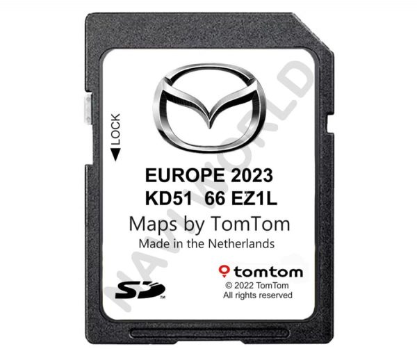 Photo - Mazda NB1 TomTom KD5166EZ1L SD card Europe 2023