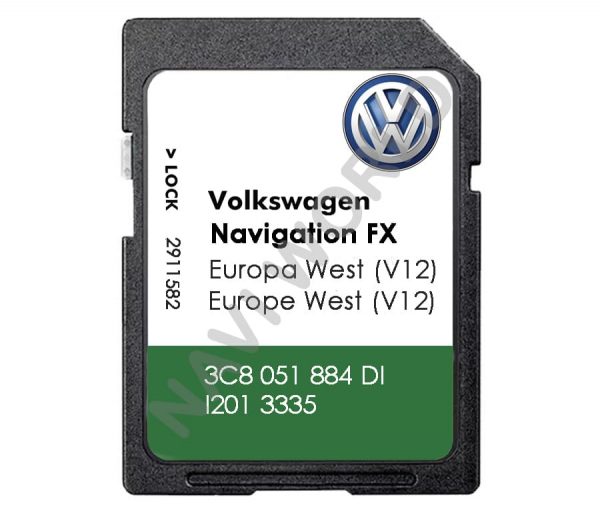 Photo - Volkswagen 3C8051884DI SD card RNS 310 West Europe 2020