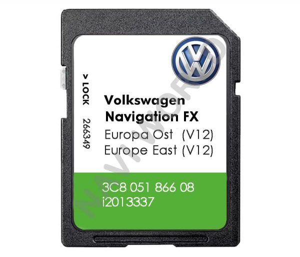 Photo - Volkswagen 3C805186608 RNS 310 East Europe sd card 2020