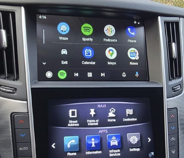 Photo - Infiniti CarPlay and Android Auto Q50 Q60 QX50 2015-2019